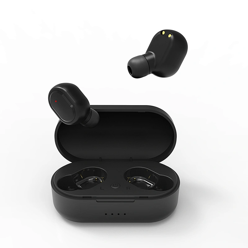 OEM Invisible Blue Tooth Noise Canceling Wireless Earphone Earbuds With Charging Case