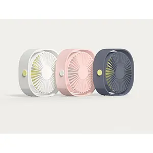 free samples USB Rechargeable 2000mAh cube table Mini Fan
