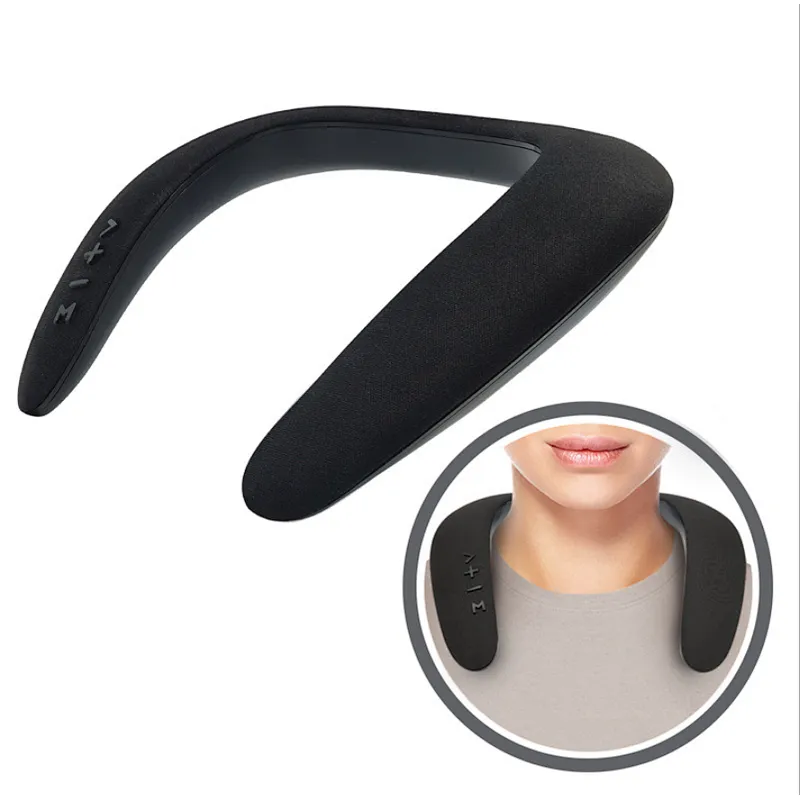 KINGSTAR Wholesale Neckband Speaker Handsfree Outdoor 3D Surround Wireless Neck Portable Speaker