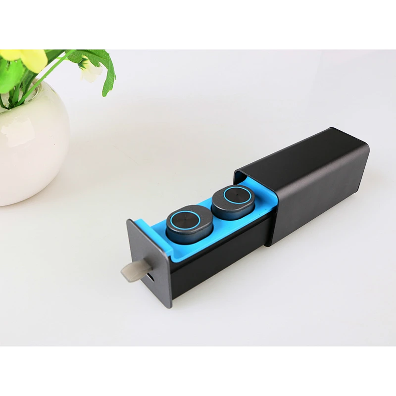 V5.0 stereo earphone build with mircophone 450mah charging case sport TWS wireless earbuds