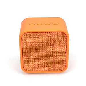 2018 Promotion Cube Stereo Small Fabric Cover Wireless Speaker