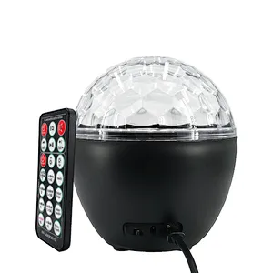 Hot Sale Wireless LED Remote Control Round Bluetooth RGB Speaker