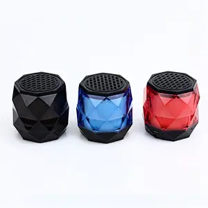 Mini 3W Promotion Crystal Led Color Changing Wireless Speaker