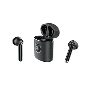Free sample hot selling promotion gift stereo wireless display tws earphones