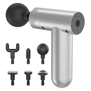 powerful electric deep muscle  aluminum handheld body fascia cordless small massage gun