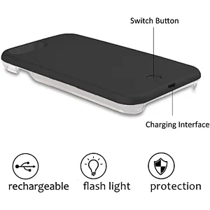 KINGSTAR Variable Dimmer Front Back selfie LED luminous light phone case for x xs max phone covers