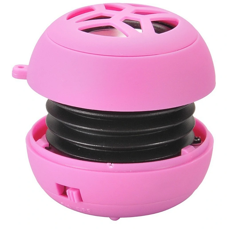 OEM wholesale round cute super USB portable music player small vibration spherical hamburger mini speaker wireless