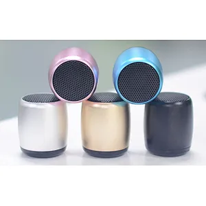 Portable Aluminium Metal Stereo Mini Wireless Bluetooth Speaker