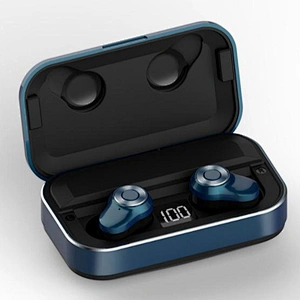 Hot Sale With 1200mAh Battery Powerbank Square Charging Box Mini True Wireless TWS Earbuds