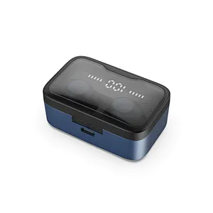 New BT5.0 LED Mini In Ear Wireless Earbuds TWS