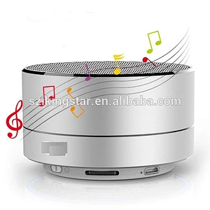 Custom Gift LED Light Wireless Mini Aluminium Alloy A10 Speaker