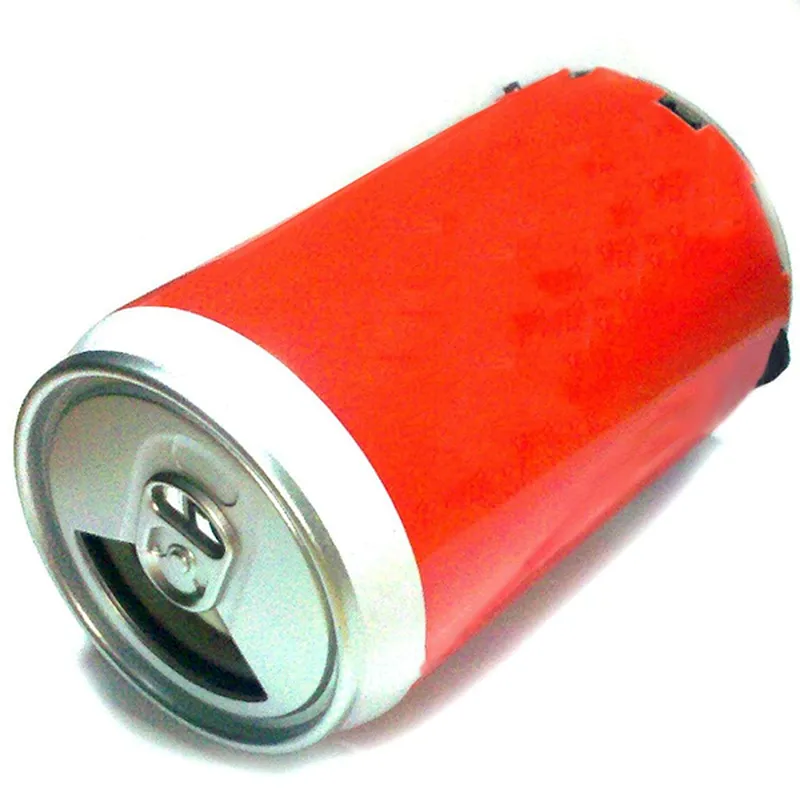 promotion gift beer cans wired speaker