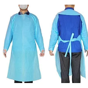 Waterproof disposable plastic CPE gown