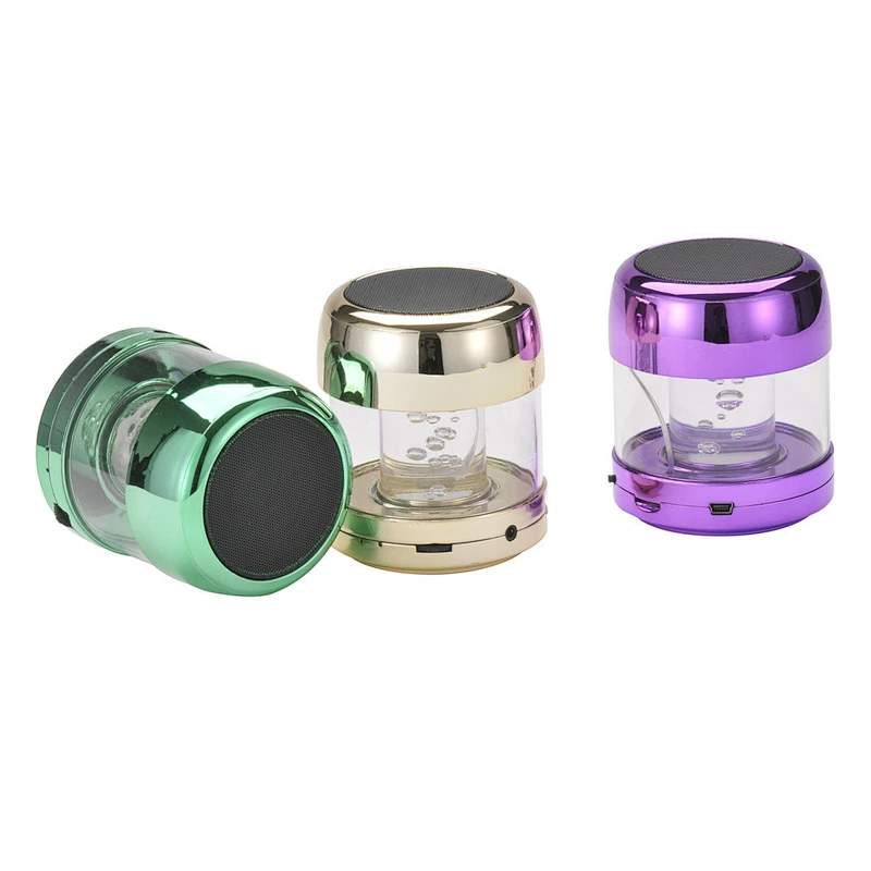 Portable Mini 3W Crystal Transparent Wireless Speaker Sound Box