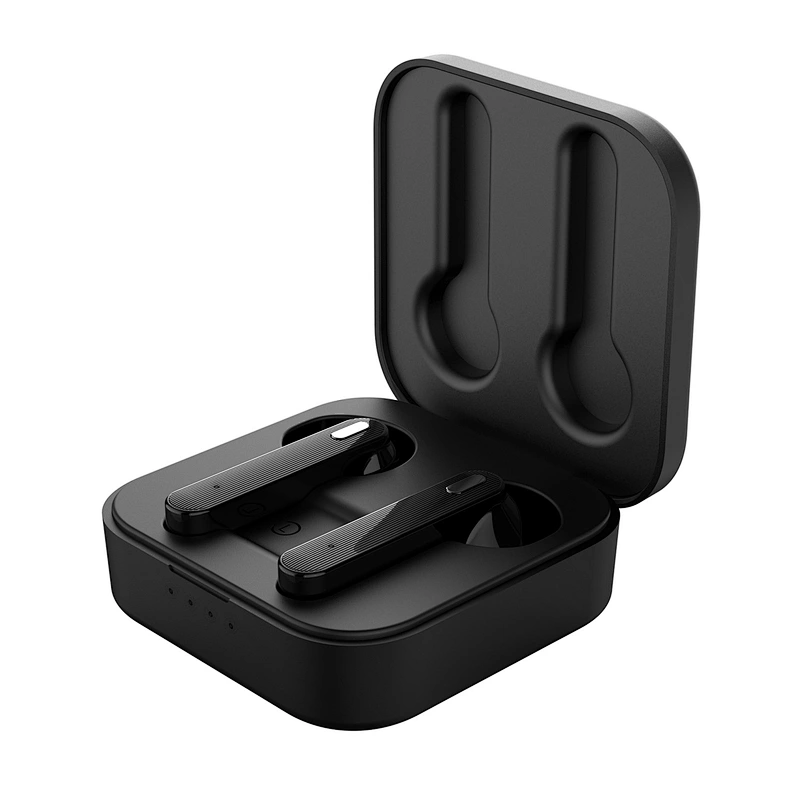 Wholesale Cube Charging Case Headphone Microphone Blue Tooth Portable Mini Twins Wireless Earbuds
