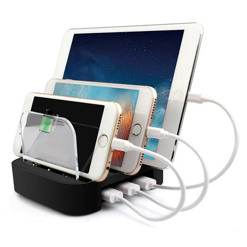 Portable Multi Device 3 Port USB Desktop Charging Station