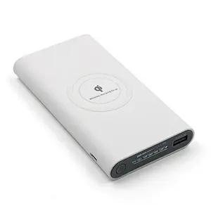 portable mobile charger qi wireless charger with power bank