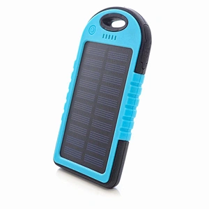 CE rohs 10000mah 5v external portable charger power bank solar