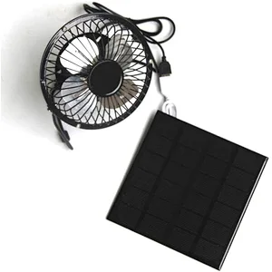 3.5W 6inch  home portable stand engery saving solar panel rechargeable solar fan