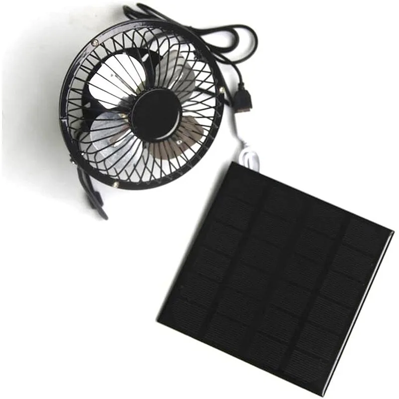 3.5W 6inch  home portable stand engery saving solar panel rechargeable solar fan