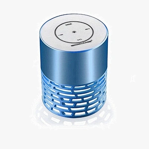 V4.2 Stereo Aluminium Alloy Metal Mini Led color change Speaker