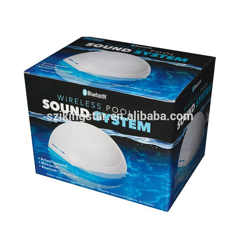 LED Flashing Light Bass Wireless Waterproof Floating Speaker