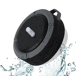 promotional tf card outdoor IPX6 waterproof sucker wireless  bluetooth speaker