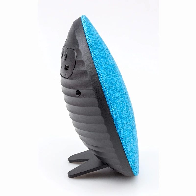 cloth cover wireless speaker Table speakers round mini portable fabric MP3 player