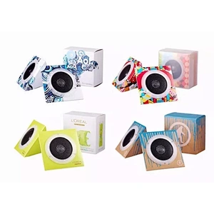 Promotional Printing Color Triangle Cardboard Folding Paper Speaker
