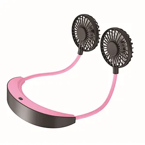 Promotion Gifts Handheld Electric Charging Portable Table Desk Office Fan Table Mini USB Rechargeable Stand NeckBand Fan