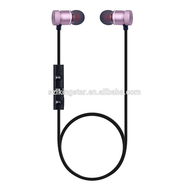 neckband headphone wireless noise cancelling magnetic earbuds metal
