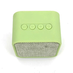 Free Sample Mini Square 3W Wireless Bluetooth Canvas Fabric Speaker