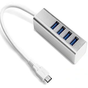 Superspeed Multi-function Network Adapter Por Hub 3.0 USB 4 Ports Hub Type-C Adapter