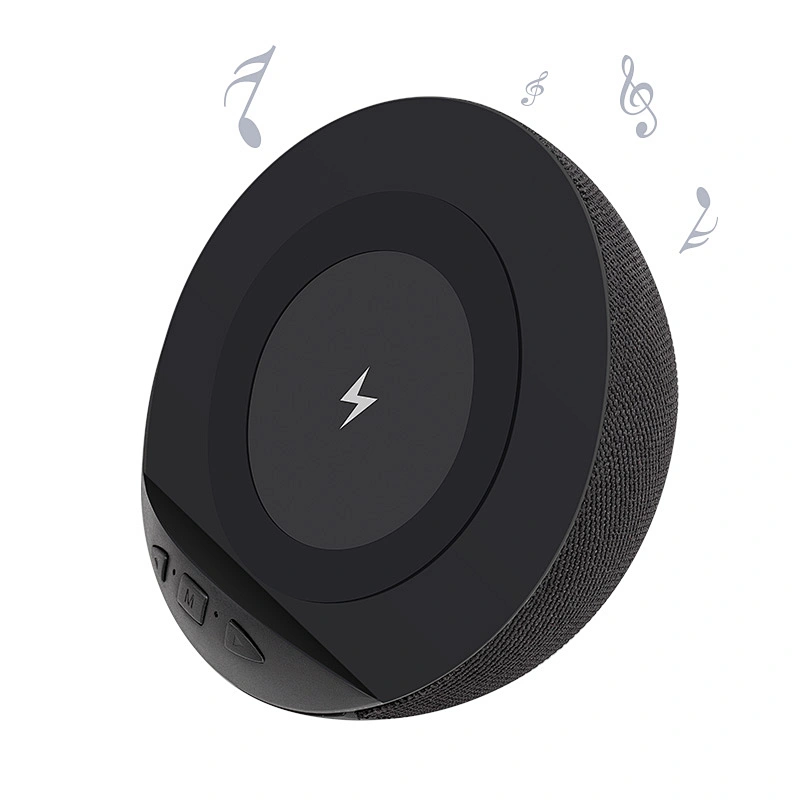 Cell Phone Holder Qi Wireless Fast Charger Bluetooth Speaker