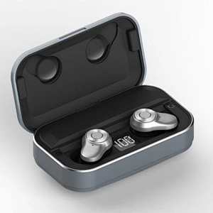 Duel Ear Stereo Super Bass Earphones Waterproof Wireless Long Standby Tws BT 5.0 Headphones With Charging Case