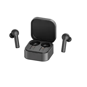 OEM Aluminum Square Stereo Bass Wireless TWS Bluetooth Headset Headphone