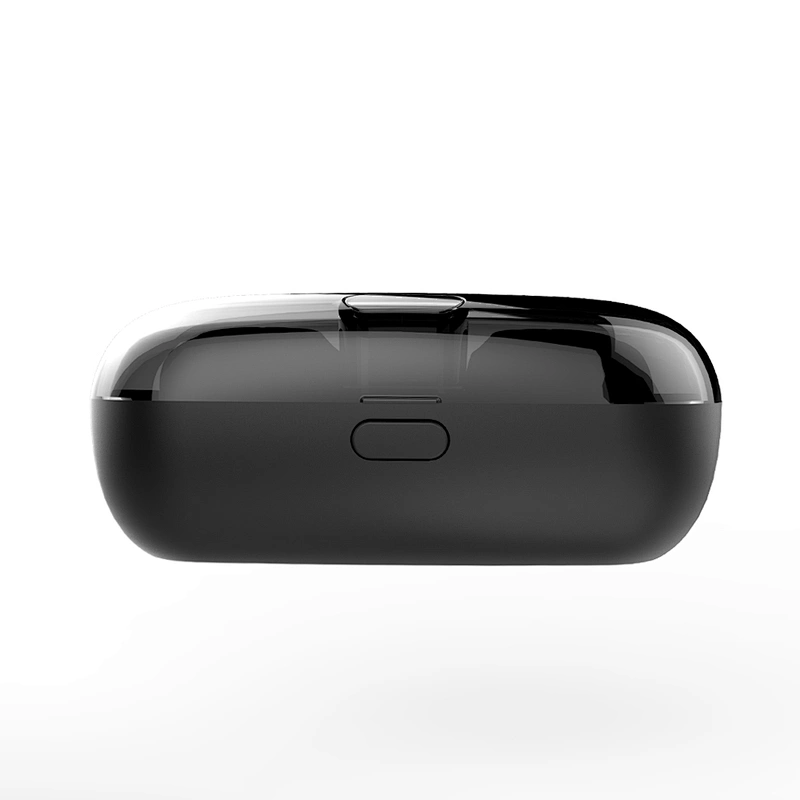 Hidden portable stereo BT earpieces with charging box