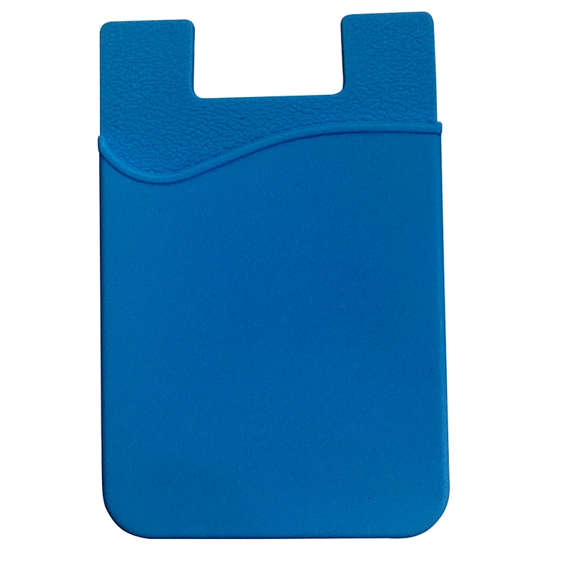Colorful Rubber Glue Sticky Silicone Phone Card Cover Holder