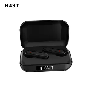 stereo Bluetooth Earphones with Screen Display Charging TWS True Wireless Earbuds
