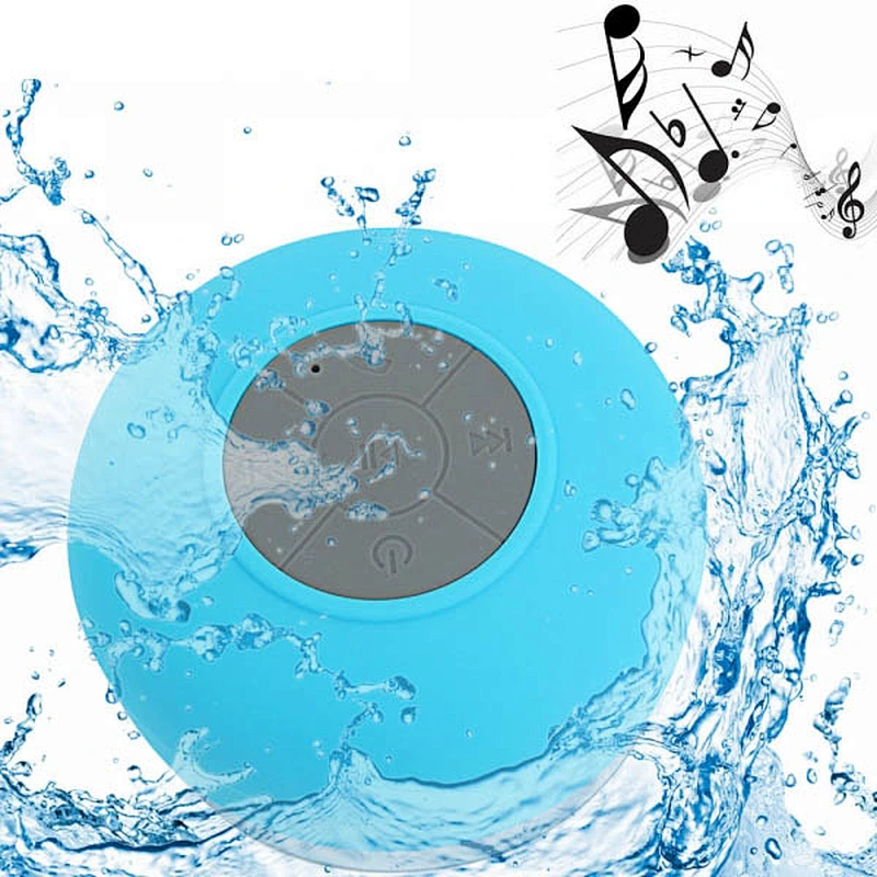 Tiny Portable Power Watewrproof for Xiaomi Mobile Phone Cute Mini Mushroom Round Home Shower Speaker Wireless Bluetooth Speaker
