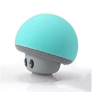 KINGSTAR Manufacturer Mini Cute BT Speaker Silicone Waterproof True Wireless Mushroom Speaker with Suction Cup