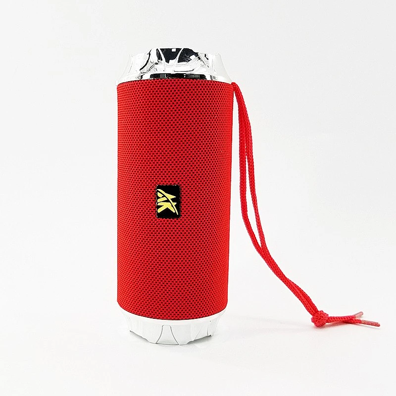 Outdoor Wireless Rechargeable Mesh Waterproof Cylinder Flashlight Bluetooth Speaker