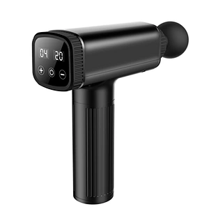 YOUMAY Best Deep Vibration muscle massage fascia gun  24 volt LED Touch Screen digital gun massager