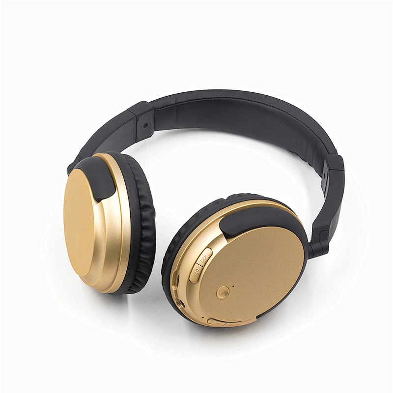 Headband Noise Cancelling Wireless Headphone with Mic