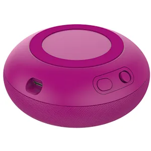 OEM 2019 Mini BT Voice Control Mini Stereo Around Mini Portable Fabric Round Bluetooth Speaker wireless