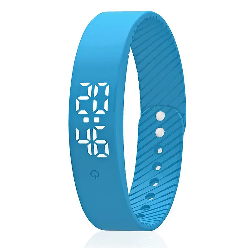 Fitness Silicon Running Step Counter Sports Watch Smart Pedometer Wristband