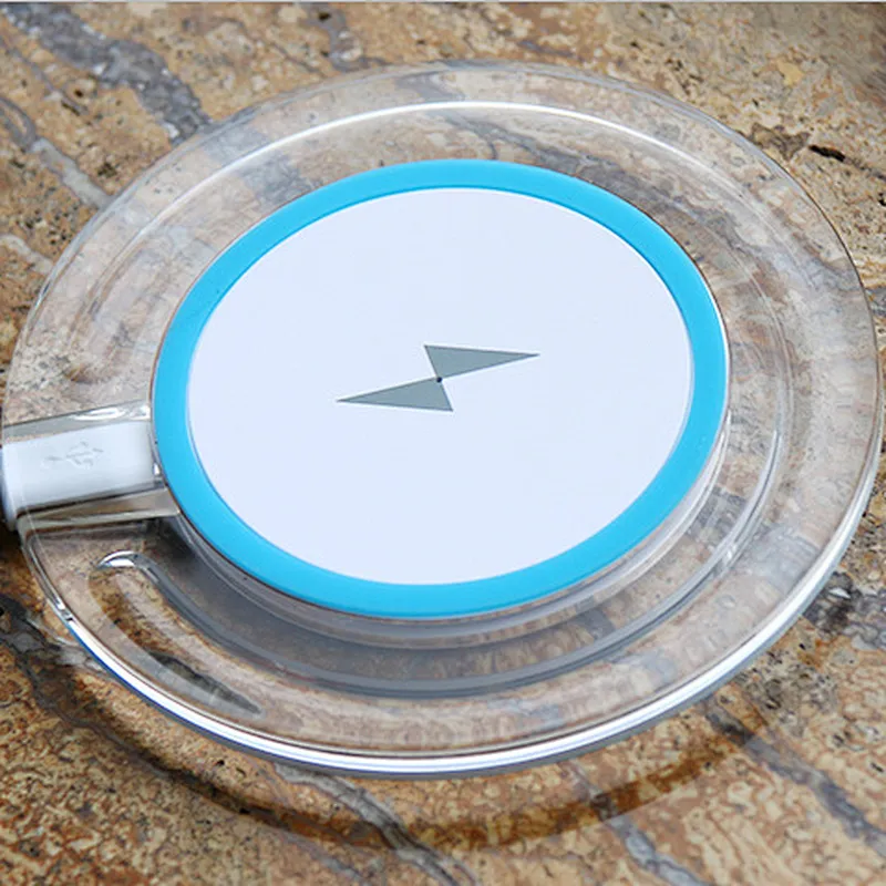 Hot sale Crystal Desktop Wireless Pad Charger