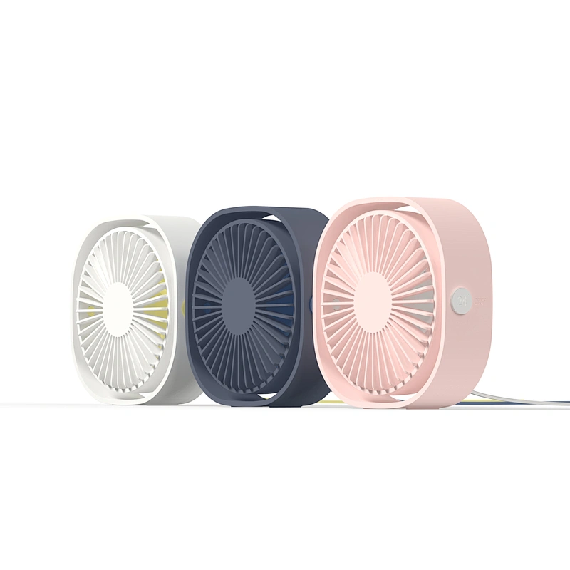 Summer Outdoor USB Rechargeable 2000mAh Desktop Mini Fan