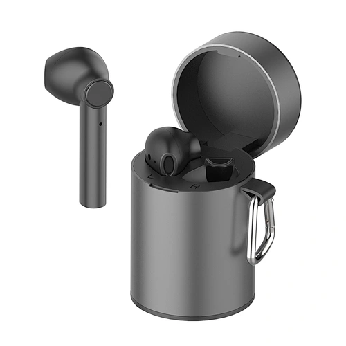 KINGSTAR Custom Brand Mini Earbuds Bluetooth Cylinder True Wireless Earphone Headphone with Keychain