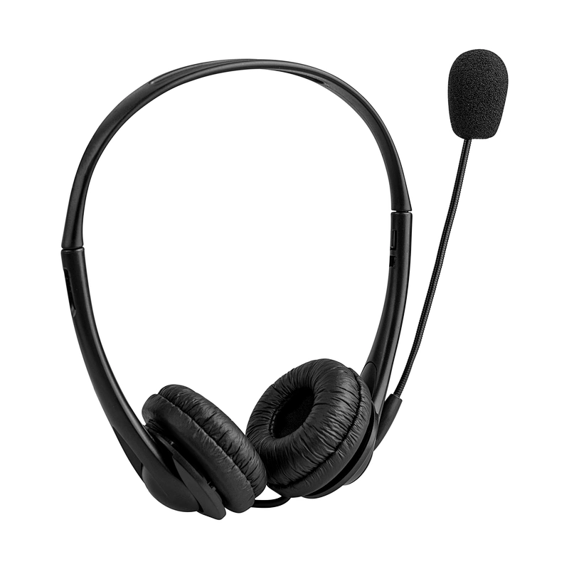 answering service usb business headphone stereo noise cancelling computer headset